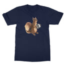 Concertina Playing Squirrel T-shirt