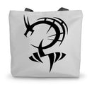 Dragon Tattoo Canvas Tote Bag