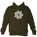 Celtic Woven Knot Hoodie-Hoodie-Olive green-Mudchutney