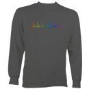 Guitar Heartbeat in Rainbow Colour Sweatshirt