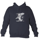 Fiddle Playing Goblin Hoodie-Hoodie-Denim-Mudchutney