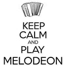 Keep Calm & Play Melodeon Sticker