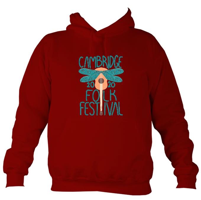 Cambridge Folk Festival - Design 1 - Hoodie-Hoodie-Red hot chilli-Mudchutney