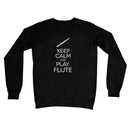 Keep Calm & Play Flute Crew Neck Sweatshirt