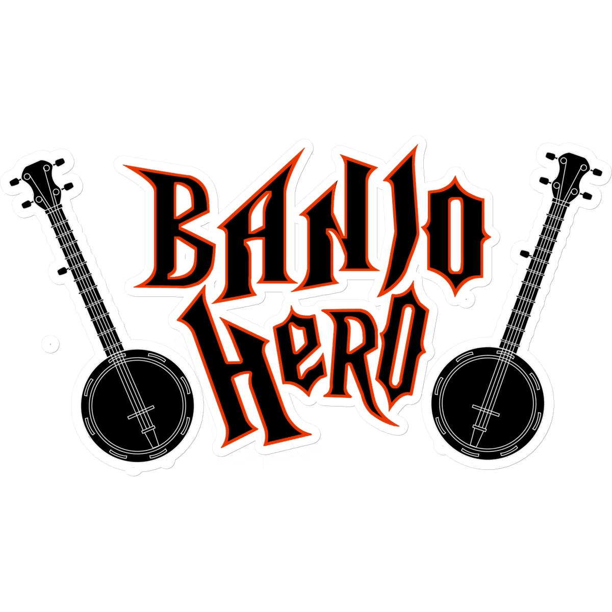 Banjo Hero Sticker