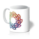 Rainbow Celtic Circle Mug