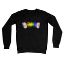 Rainbow Sound Wave Concertina Sweatshirt