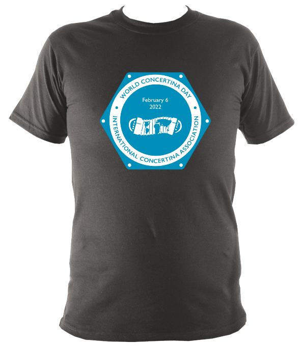 World Concertina Day 2022 T-shirt (printed in UK)