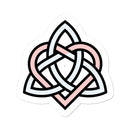 Woven Celtic Hearts Sticker