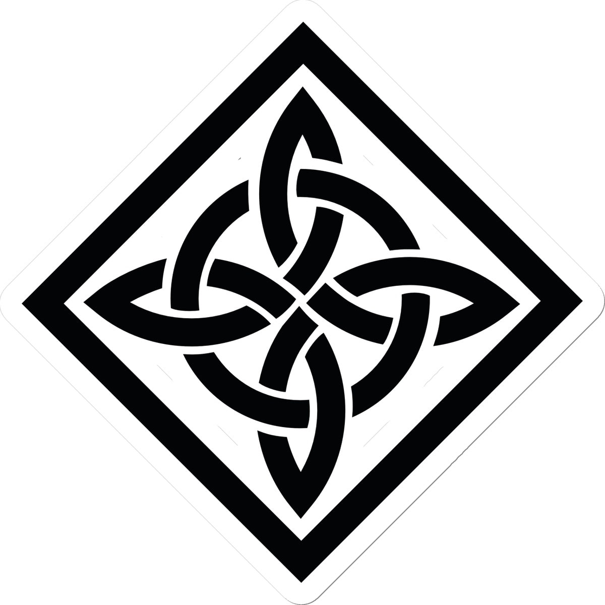 Celtic Diamond Sticker