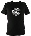 Celtic Tribal Spiral T-shirt - T-shirt - Black - Mudchutney