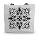 Ornamental Square Canvas Tote Bag