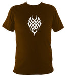 Woven Tribal Tattoo T-shirt - T-shirt - Dark Chocolate - Mudchutney