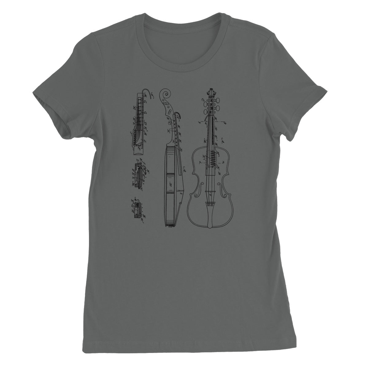 Fiddle Patent Women's T-Shirt