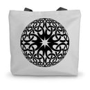 Celtic Woven Globe Canvas Tote Bag