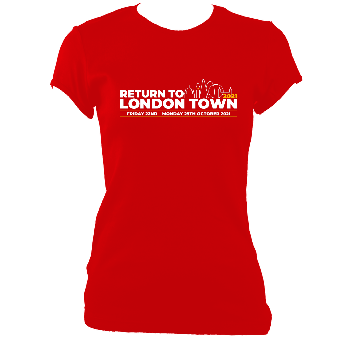 Return to London Town Festival 2021 Women's Fitted T-shirt