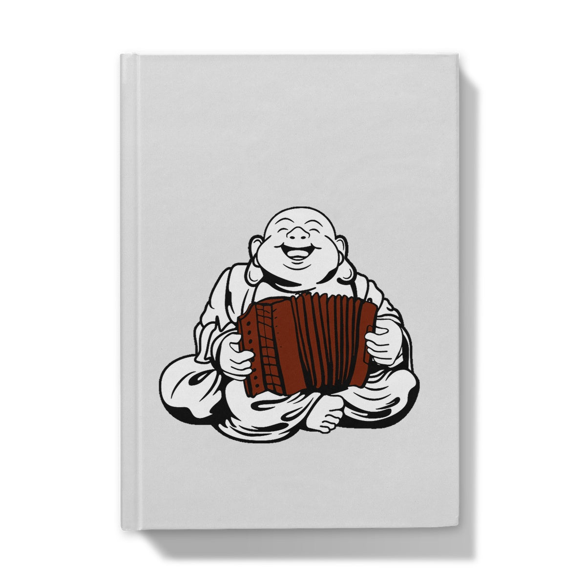 Melodeon Playing Buddha Hardback Journal