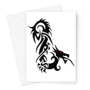 Dragon Tattoo Greeting Card