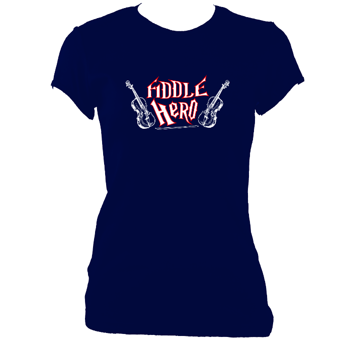 Fiddle Hero Women's Fitted T-shirt