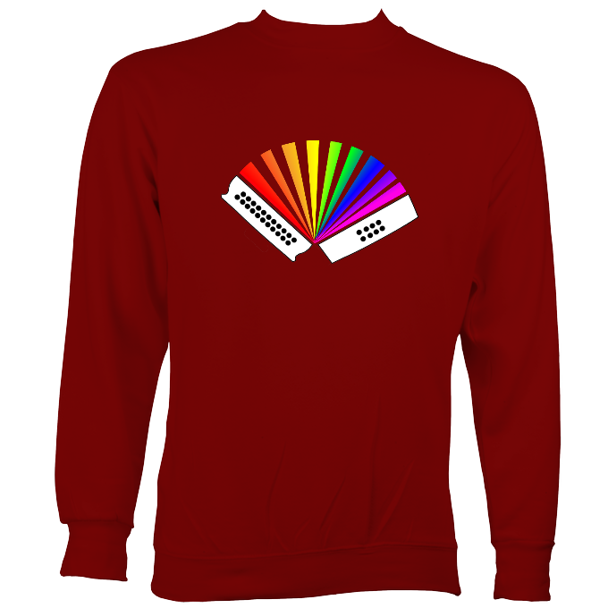 Rainbow Melodeon Sweatshirt