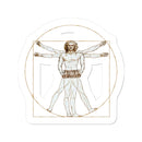 Da Vinci Vitruvian Man Concertina Sticker