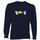 Rainbow Sound Wave Concertina Sweatshirt