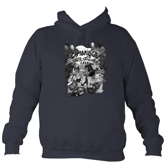 Cambridge Folk Festival - Design 5 - Hoodie-Hoodie-Denim-Mudchutney