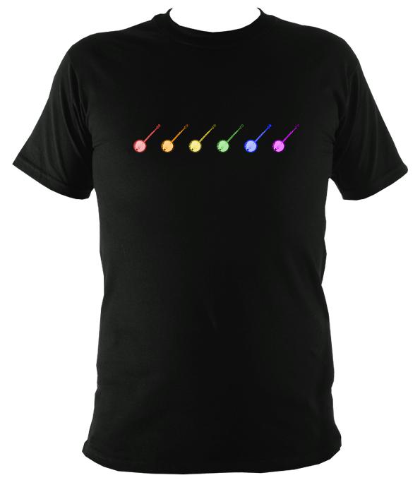 Rainbow of Banjos T-shirt