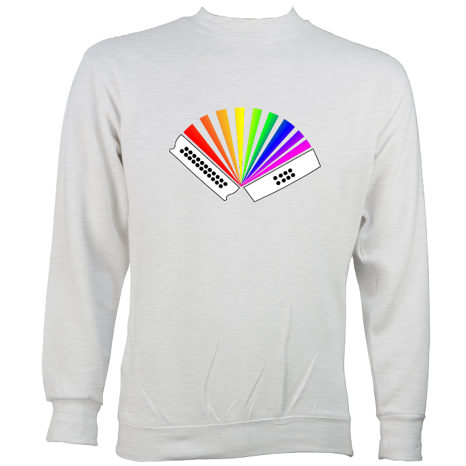 Rainbow Melodeon Sweatshirt