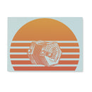 Sunset Concertina Glass Chopping Board