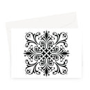 Ornamental Square Greeting Card