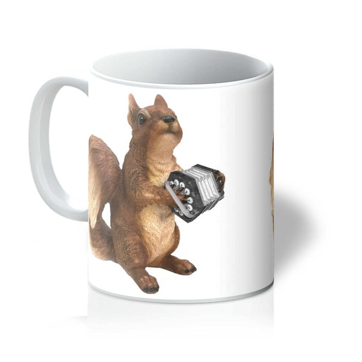 Concertina Playing Squirrel Mug