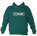 Eat, Sleep, Play Concertina Hoodie-Hoodie-Jade-Mudchutney