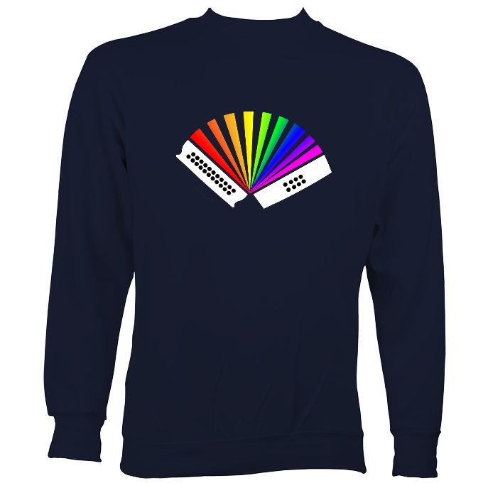 Rainbow Melodeon Sweatshirt