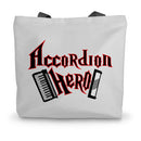 Accordion Hero Canvas Tote Bag