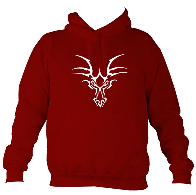 Tribal Animal Skull Hoodie-Hoodie-Red hot chilli-Mudchutney