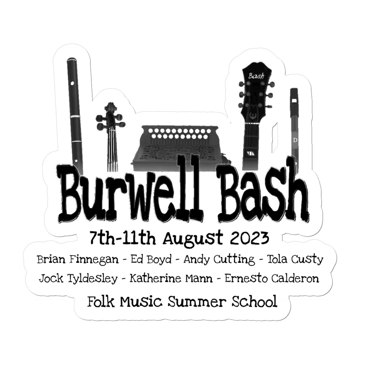 Burwell Bash 2023 Sticker