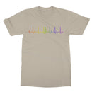 Rainbow Heartbeat Fiddle T-Shirt