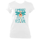 update alt-text with template Cambridge Folk Festival "Dragonfly" T-shirt - T-shirt - White - Mudchutney