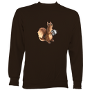 Squirrel playing Concertina Sweatshirt