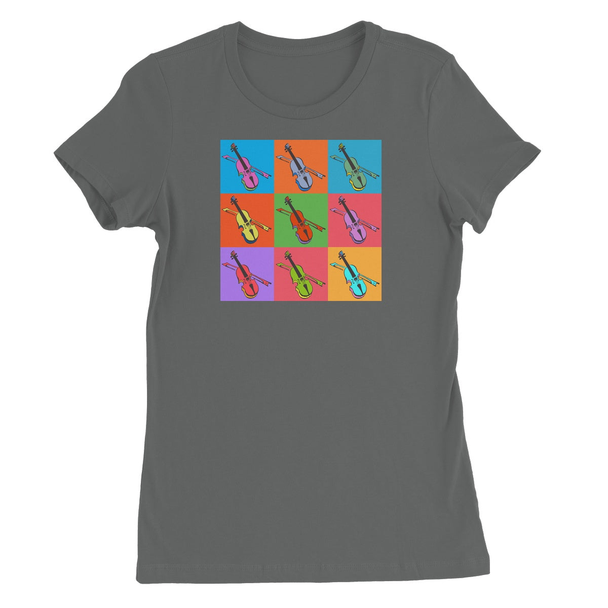 Warhol Style Fiddles Women's T-Shirt