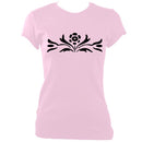 update alt-text with template Flower Ladies Fitted T-shirt - T-shirt - Light Pink - Mudchutney