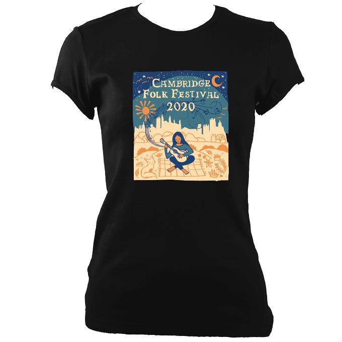 Cambridge Folk Festival - Design 6 - Women's Fitted T-shirt