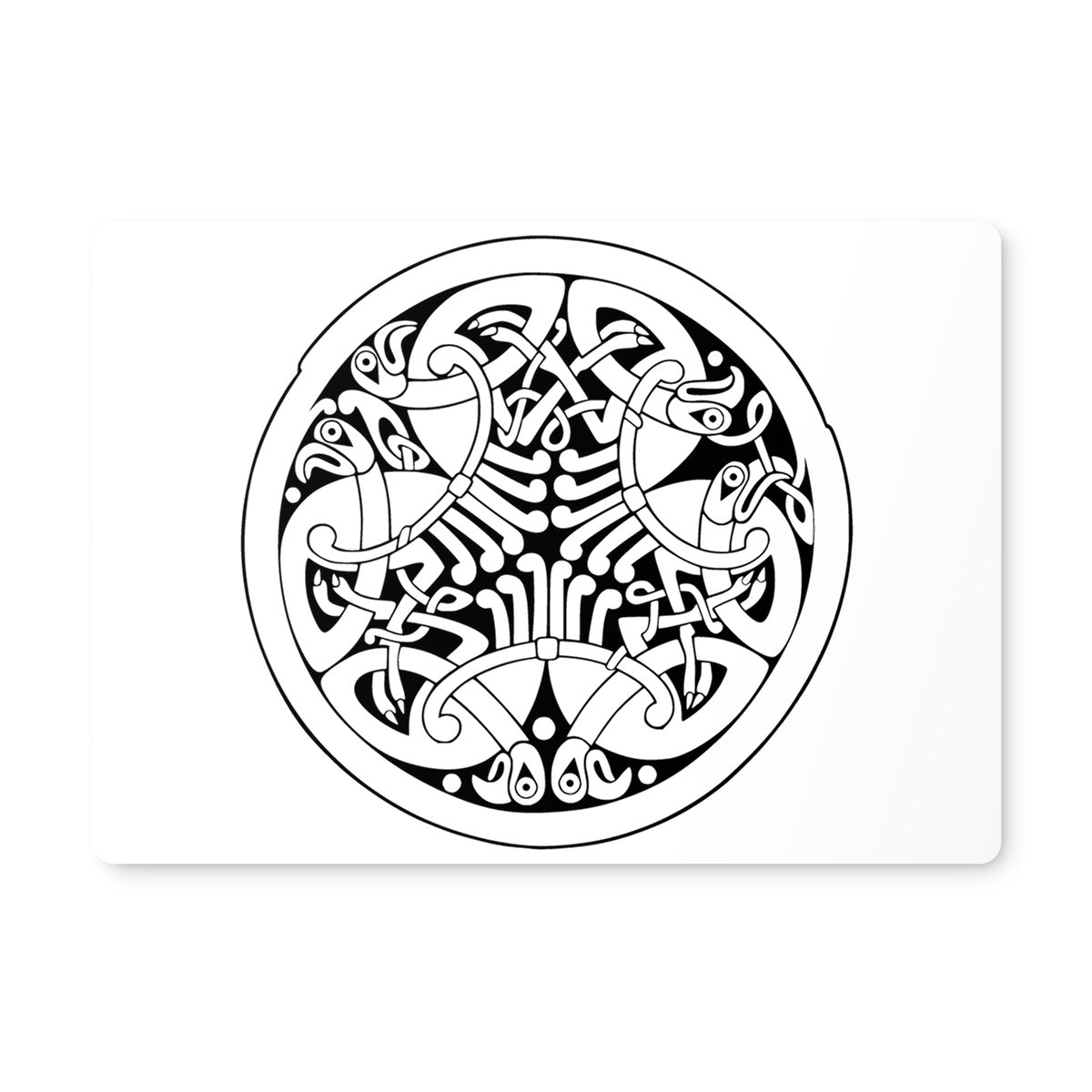 Celtic Interwoven Birds Placemat