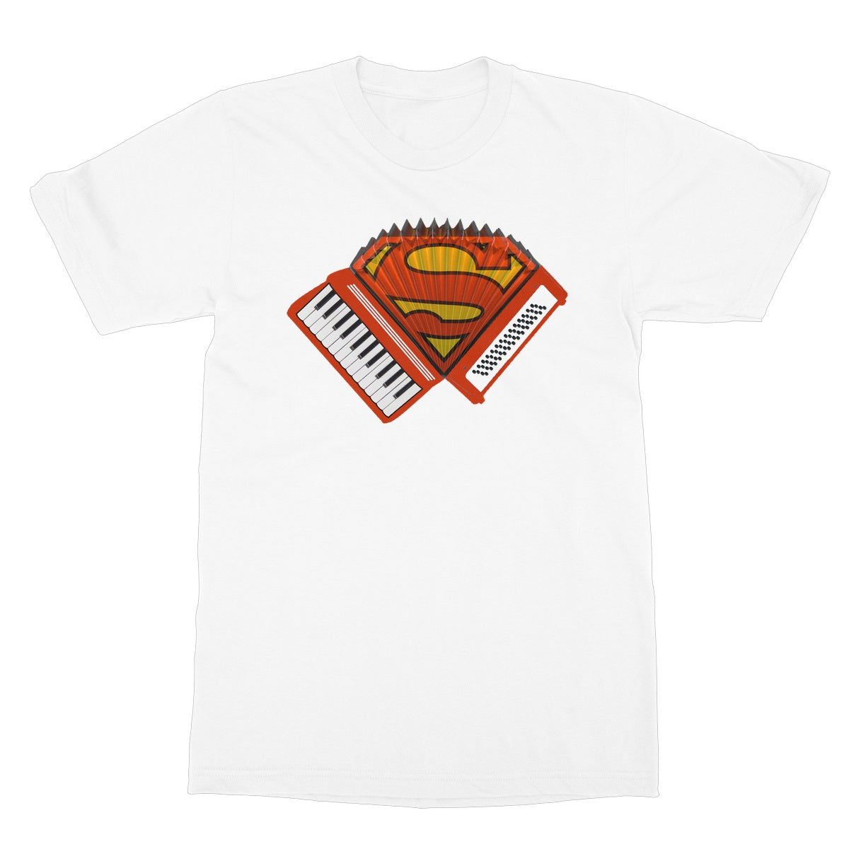 Accordion Superhero T-Shirt