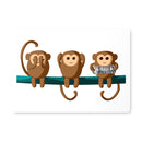 Play No Concertina Monkeys Placemat