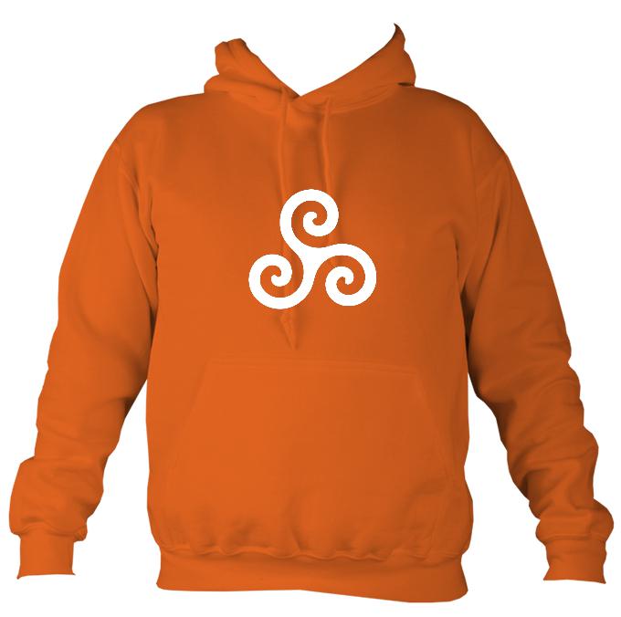 Triskelion Hoodie-Hoodie-Burnt orange-Mudchutney