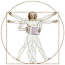 Da Vinci Vitruvian Man Melodeon Sticker