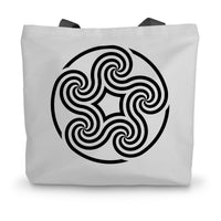 Five way Celtic Canvas Tote Bag