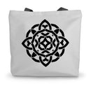 Celtic Flower Canvas Tote Bag